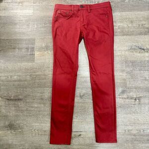 Rag & Bone The Legging/Jeggings Women's Size 29 Fire Engine Red